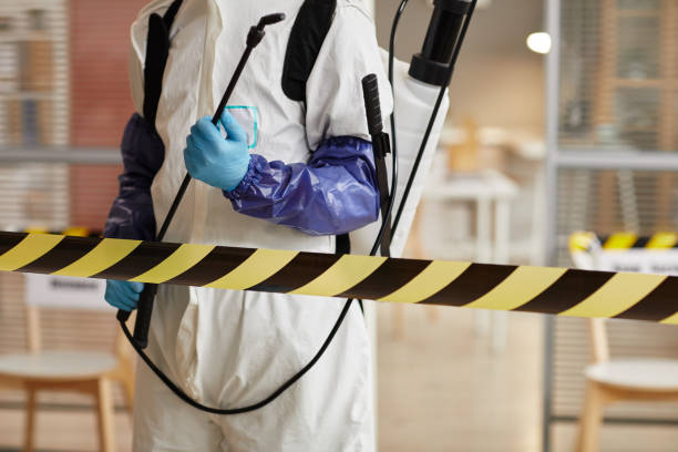 Professional Biohazard Cleanup technician working in Litchfield, NH